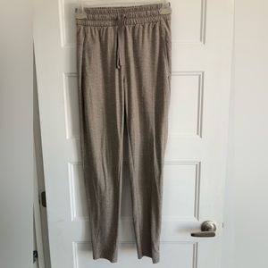 Butter soft beige fitted joggers